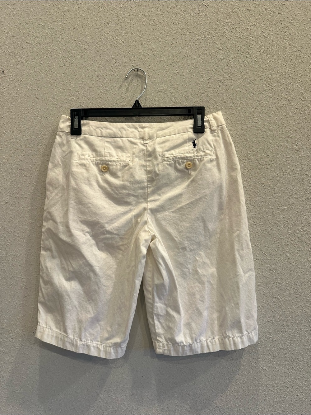 Polo Ralph Lauren White Cotton Shorts Women’s Size 20 Plus - Picture 2 of 3